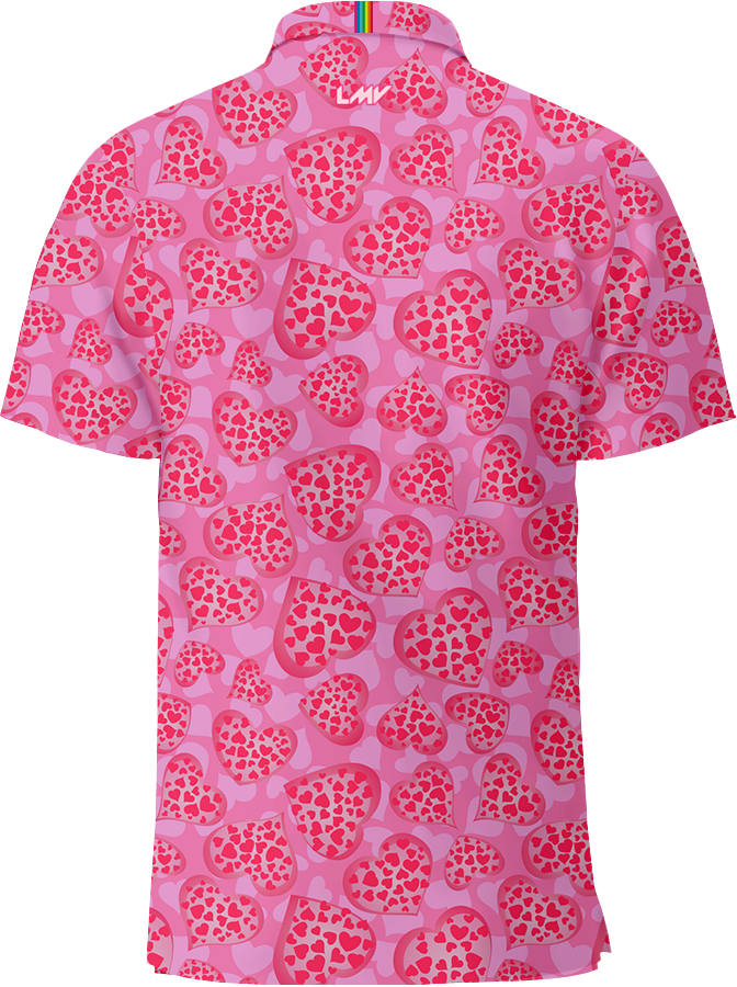 MEN POLO Blasting Love - ROMANCE PINK