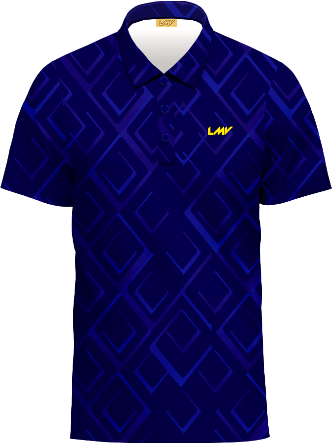 MEN POLO Diamond - NAVY BLUE