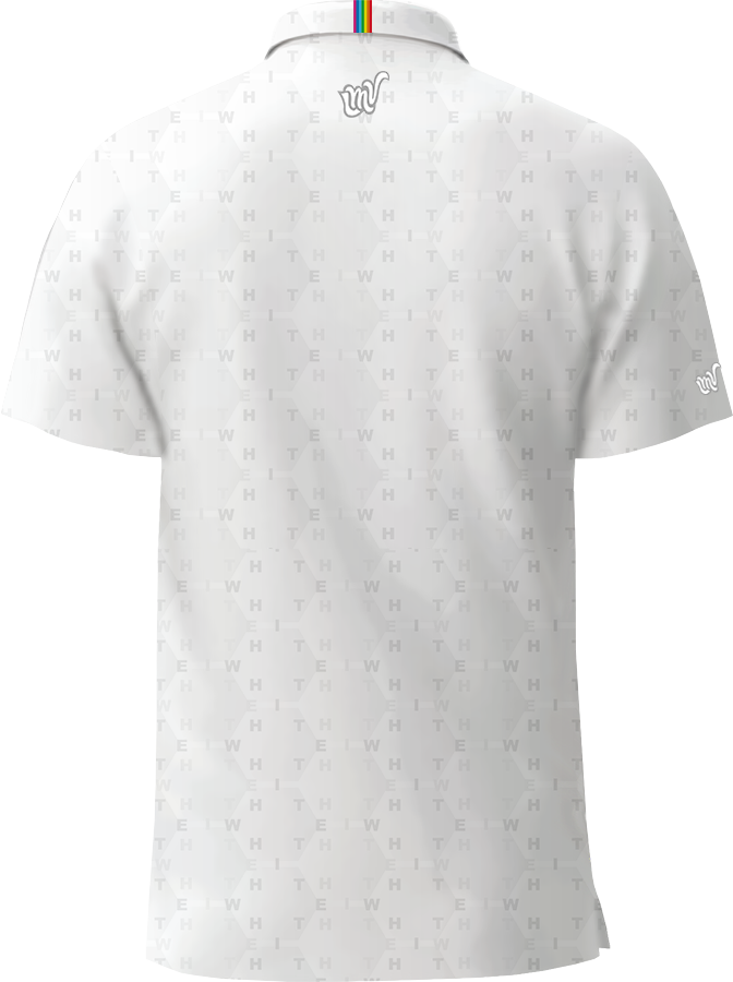 MEN POLO Honneycomb - PEARL WHITE