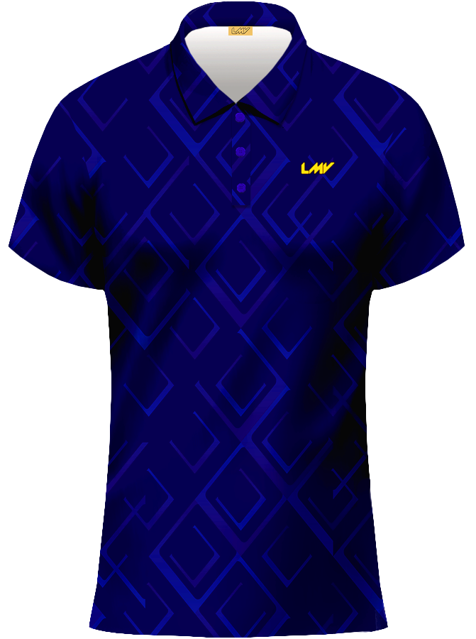 WOMEN POLO Diamond - NAVY BLUE