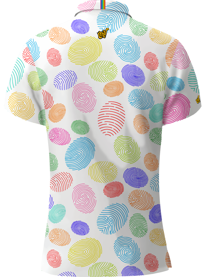 WOMEN POLO Finger Print - IVORY