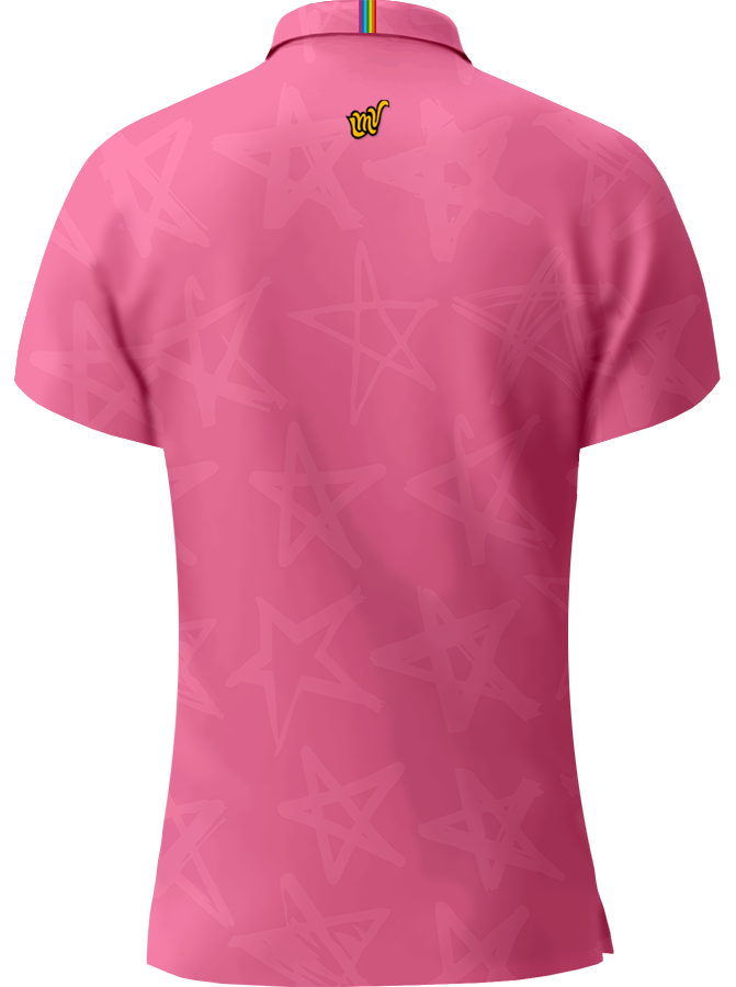 WOMEN POLO Shining Stars - FUCHSIA