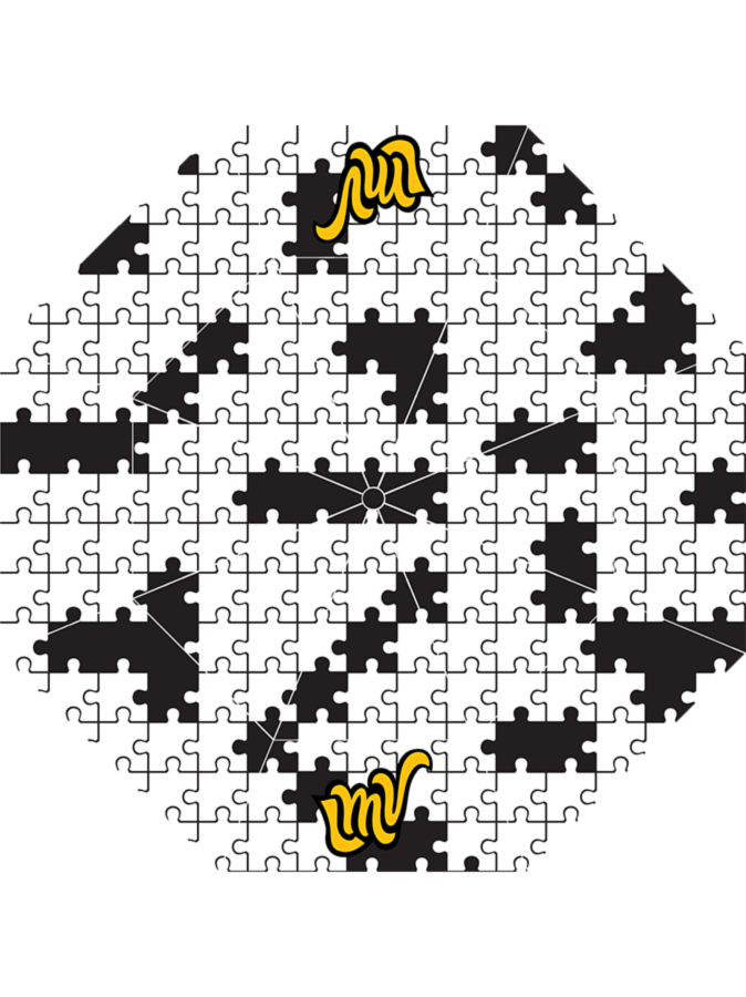 UMBRELLA Puzzle - BLACK & WHITE